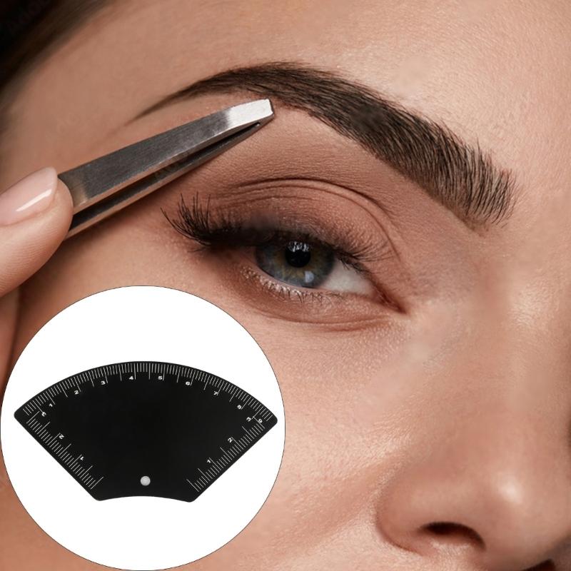 Adjustable Brow Stencils Featuring Measurement Markers & Type Templates Easy to Carry for Excellent Application Use