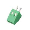 20PCS 2.54mm Pitch 2 Pin Terminal Block Green Terminal Connector  Electrical Connections
