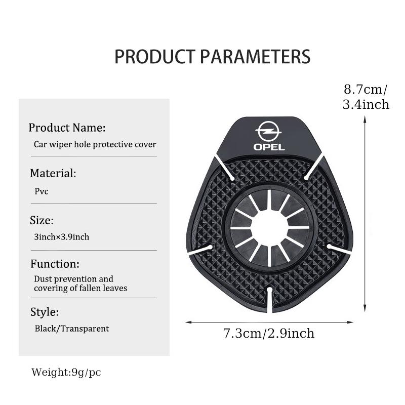 Защита отверстия рычага стеклоочистителя автомобиля Нижние накладки на лобовое стекло от листьев Для Opel Astra G H J K F Corsa D Zafira B Insignia Mokka Regal