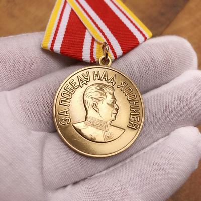 Советская медаль, медаль Дня войны, Патриотическая памятная медаль, российский значок, знак Сталина и брошь.