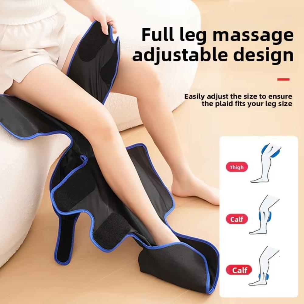 with Heat Rechargeable Leg Massager 3-Mode Air Wave Airbag Massager For Traveler