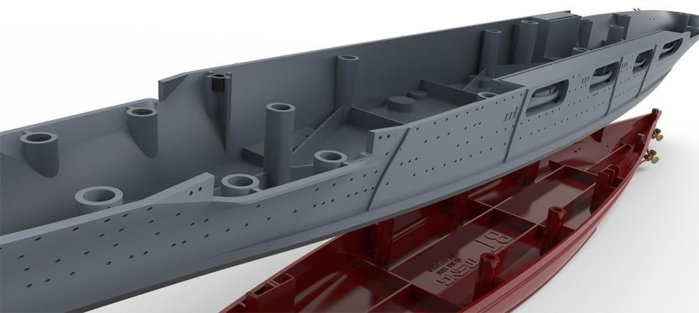 Meng Model Авианосец ВМС США Лексингтон Пластиковая Модель 1/700 CV-2 Предварительно Окрашенный MENPS-002