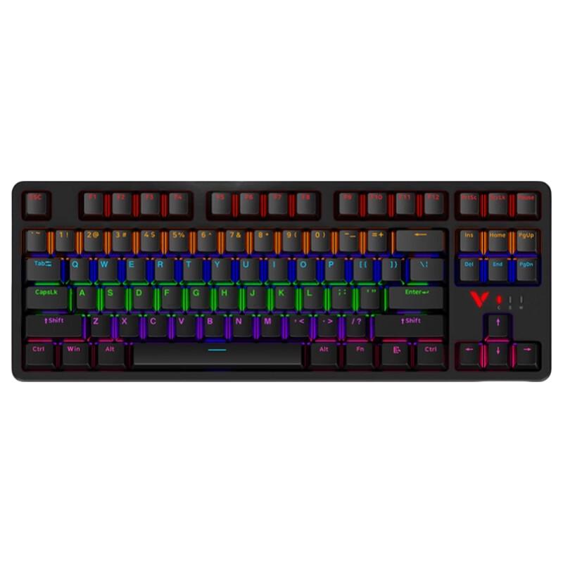Rapoo V500PRO-87 87-клавишная проводная механическая игровая клавиатура с подсветкой