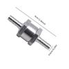 Check Valve One Way Aluminum Alloy Fuel Non Return Petrol Diesel 6/8/10/12mm