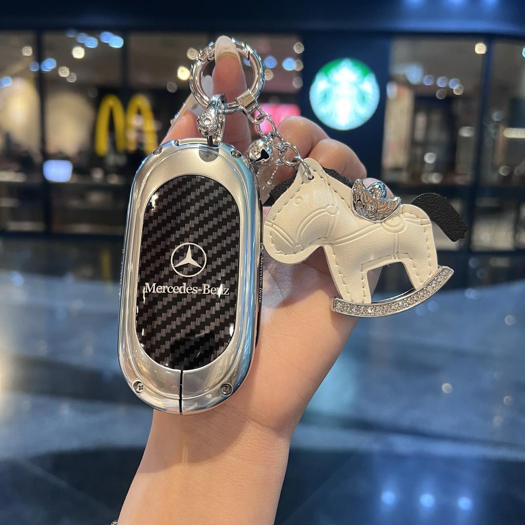 ULA5 Suitable for Mercedes-Benz car key cover A C E S-class A200L C260L E300L GLC300 GLE GLA high-end leather protective case