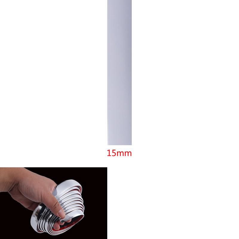 Хромированная молдинговая накладка на дверь автомобиля, защитные наклейки на бампер, решетка, лента для предотвращения столкновений, защитная пластина на кромке двери, яркая наклейка