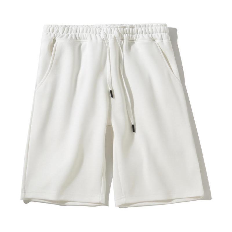 Женские летние повседневные однотонные хлопковые шорты с широкими штанинами