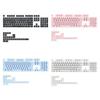 130 клавиш PBT кейкапы Pudding OEM профиль С подсветкой для RGB механической клавиатуры