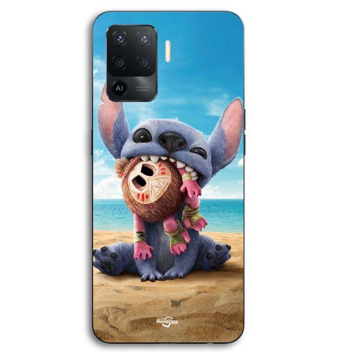 Coque Pour Oppo A94 Stitch et Moana Kakamora Maniacase