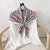 90CM Four Seasons Square Large Square Scarf Luxury Decorative Shirt Professional Headscarf Hairband Sunscreen Headscarf