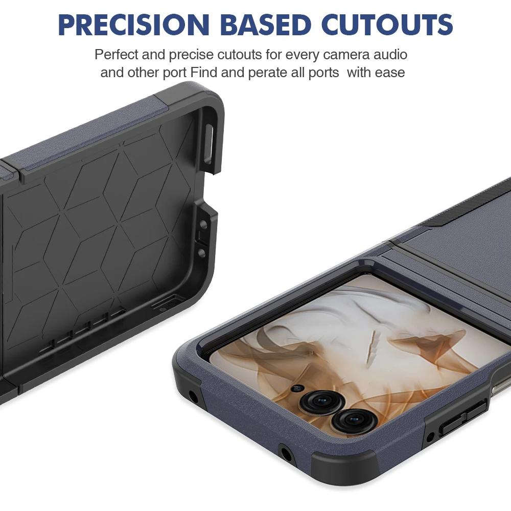 Heavy Duty Armor OTT-BOX Phone Case For Motorola Moto Razr 70 60 50 Razr 2026 2025 2025 Enhanced Shockproof Bumper Protect Cover