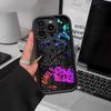 Крутой Черный Граффити Чехол Для Телефона Для iPhone 11 12 13 16 15 17 14 Pro Max Мягкий Funda Силиконовый Чехол