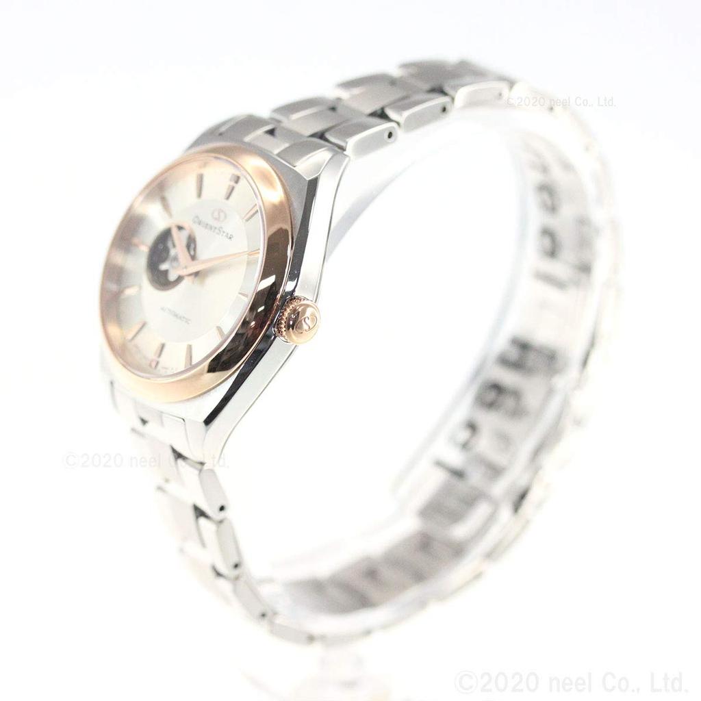 ORIENT STAR Automatic Made In with Open Silver RK-ND0101S Women's Watch, Semi-Skeleton, Mechanical, Japan, 2-Year Manufacturer's Warranty, Heart,