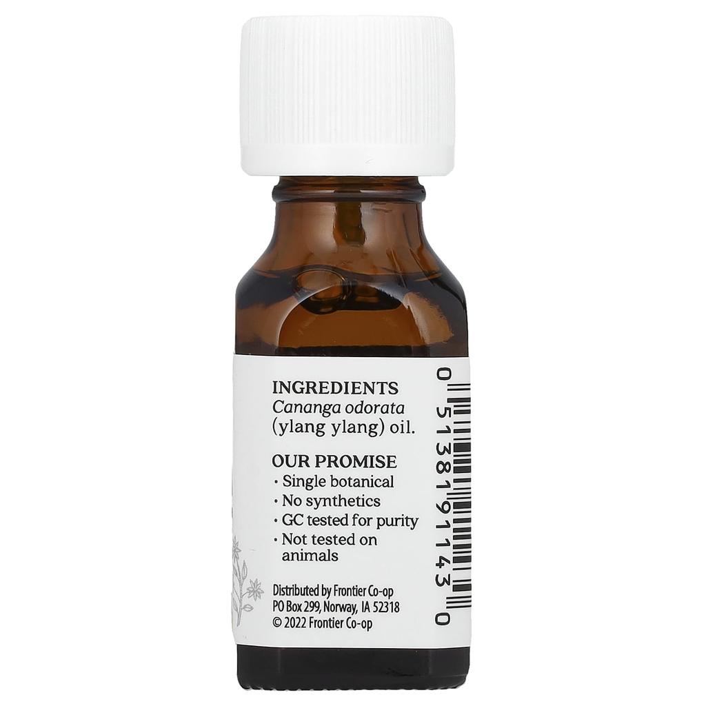 Aura Cacia 100% Pure Essential Oil, Ylang Ylang III, Sensual, .5 Fl Oz (15 Ml)