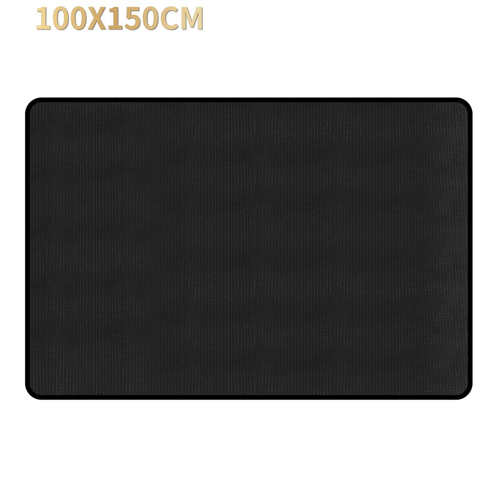 Large Fire Blanket Double-Sided Fireproof Grill Pad Under Grill Mat Grill Fireplace Fire Mat Oil-Proof Waterproof BBQ Protector