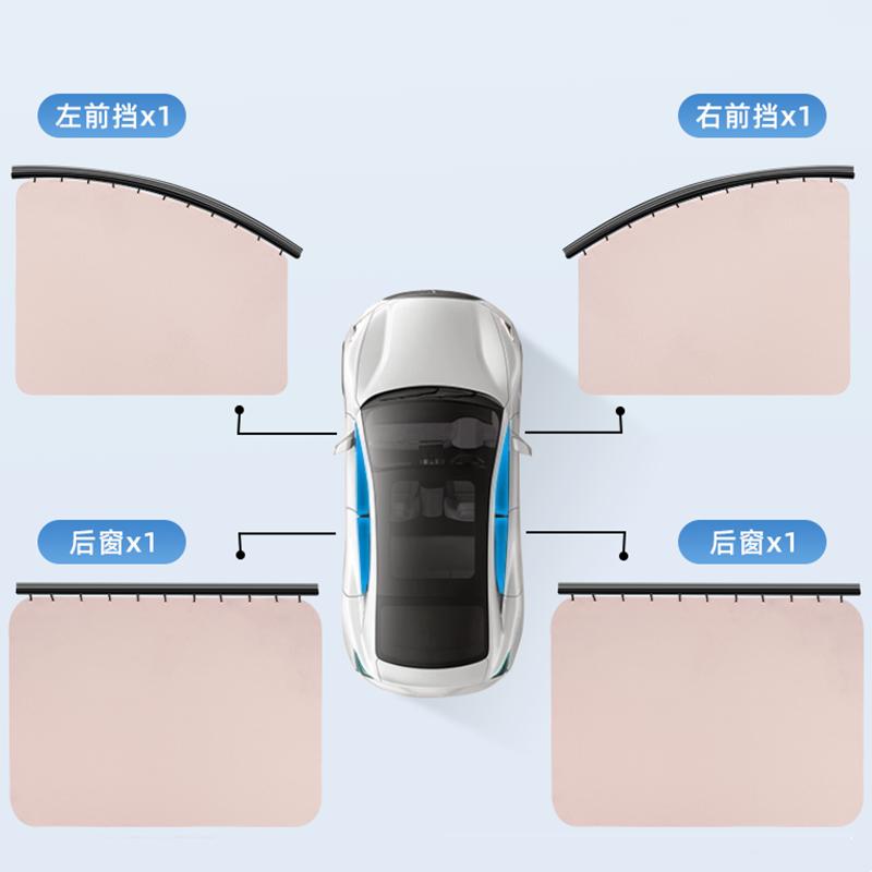 EAV3 Summer Car Sunshade Curtains Blocks UV Rays Cover For Honda Civic xrv hrv crv brv City Accord Fit Jazz Insight