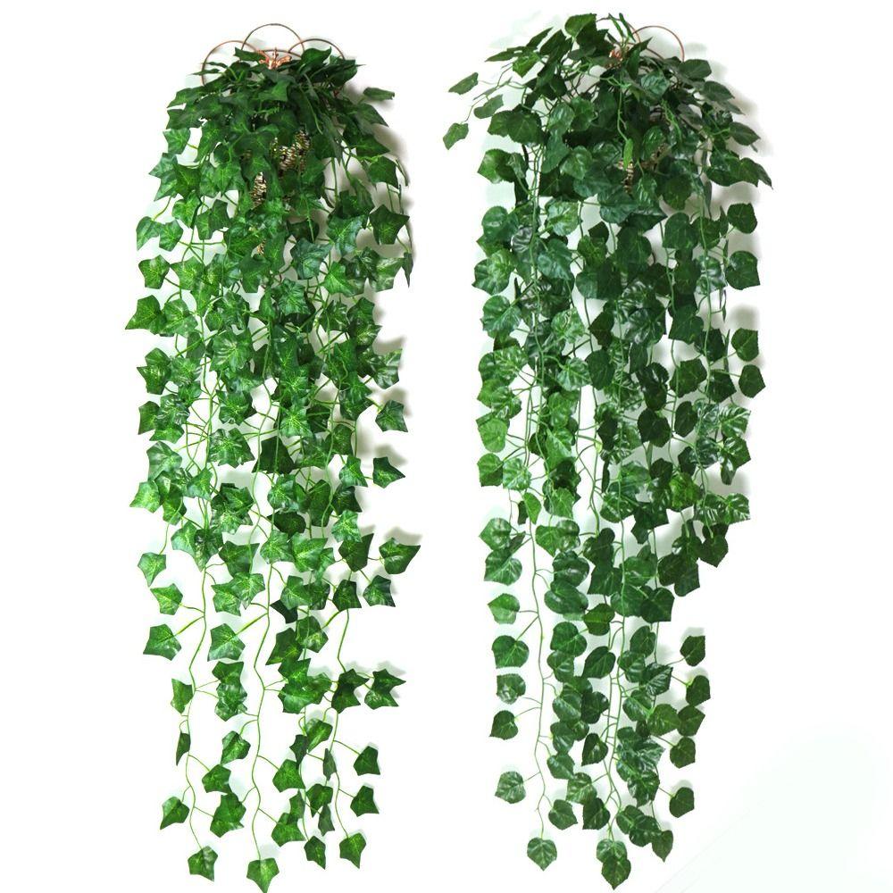 Home Decor Trailing Foliage Greenery Artificial Hanging Plants Fake Leaves