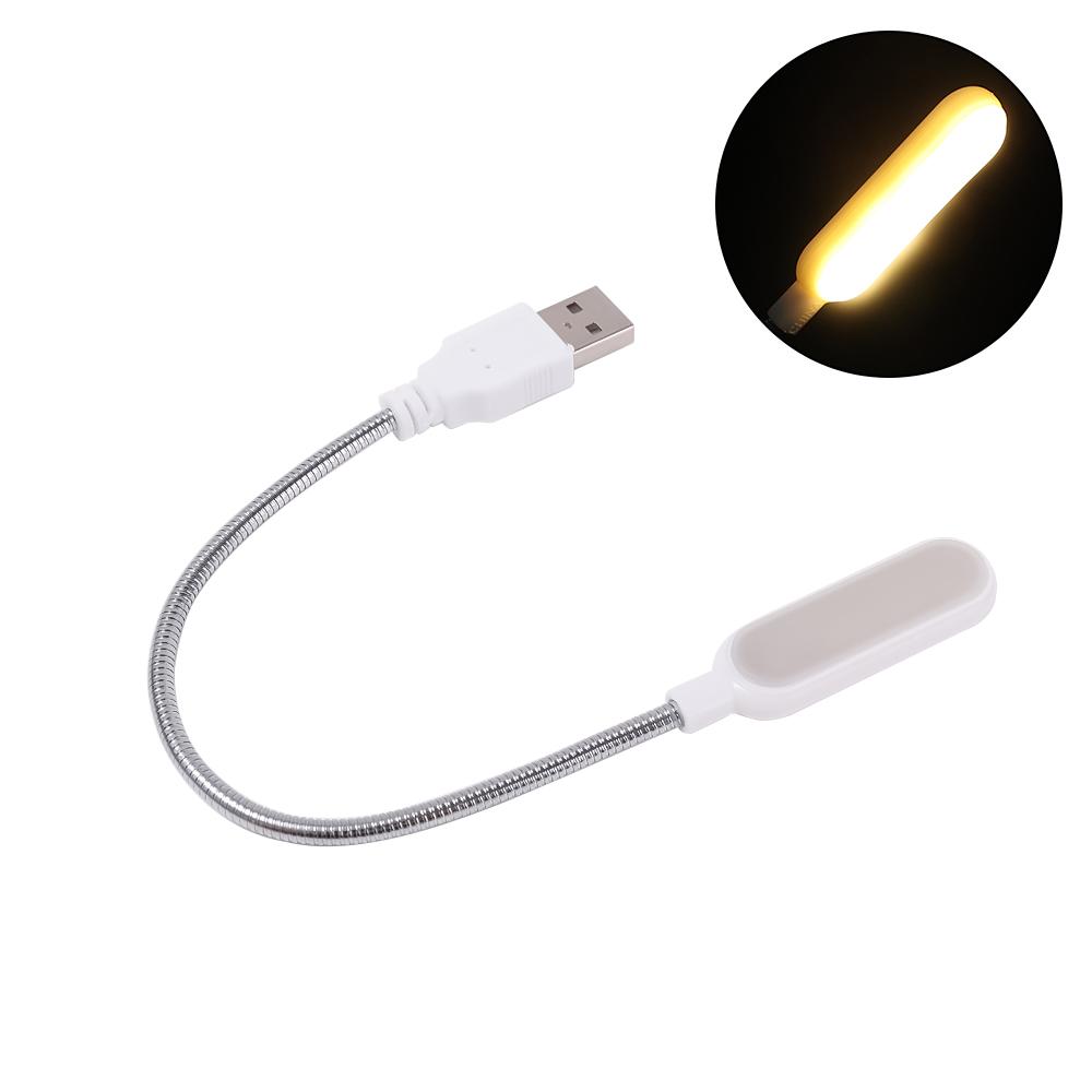 USB-светильник для книг, портативный мини-ночник, гибкий, сгибаемый, для чтения, настольная лампа, ПК, компьютер, ноутбук
