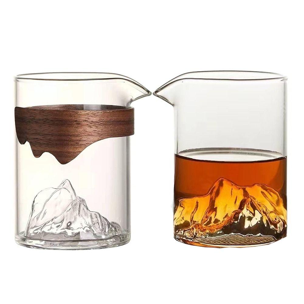 Mountain Shape Fair Cup Heat-Resistant Teaware Creative Glass Tea Maker Kitchen
