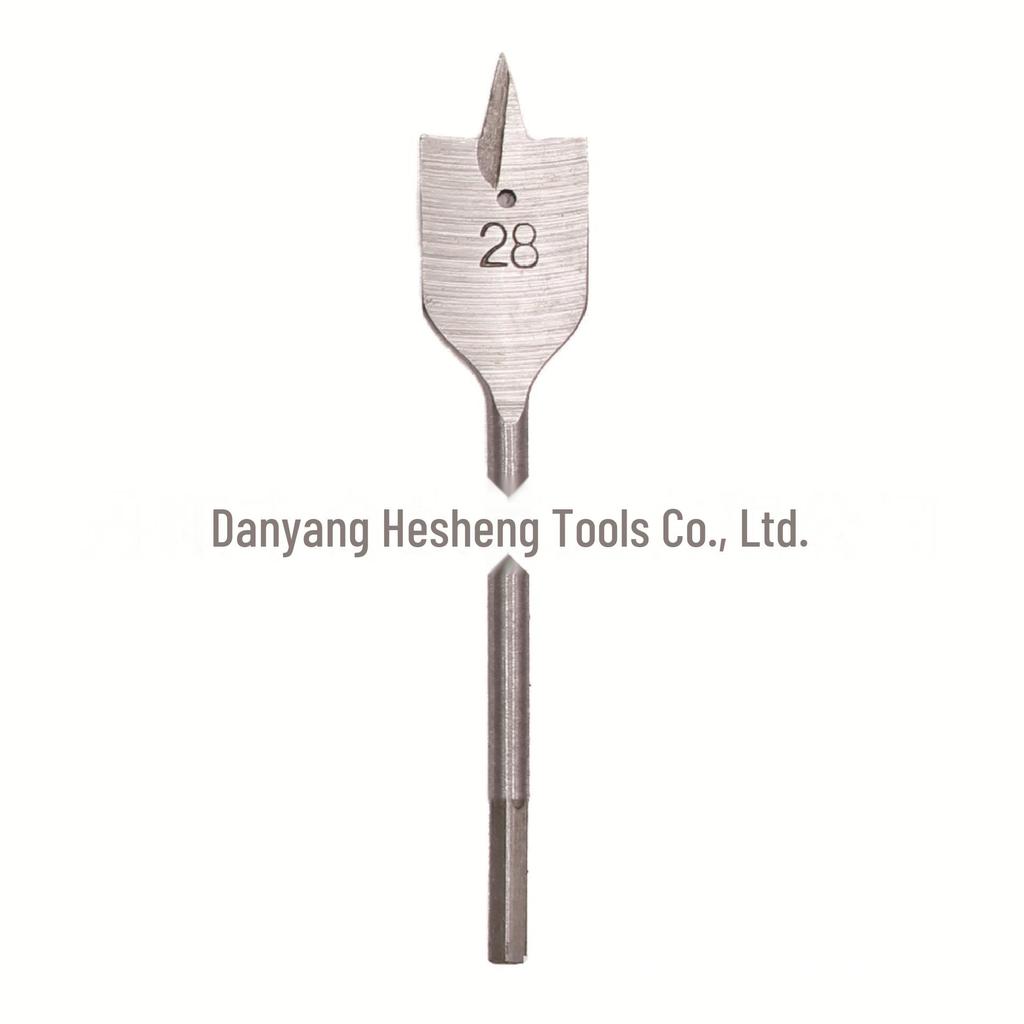 Набор из 6 шт. плоского сверла натурального цвета с шестигранной ручкой для деревообработки