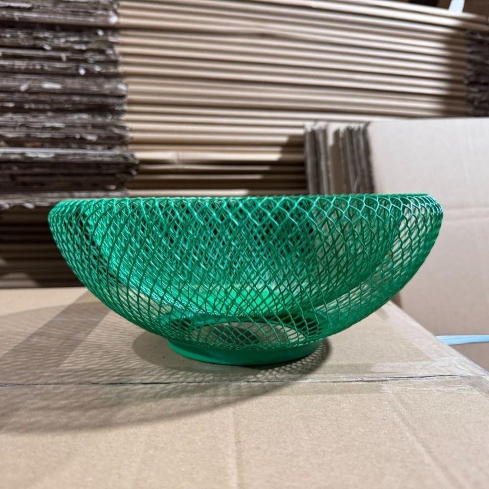 Ручная работа Двухъярусная корзина для фруктов Nordic Style Металлическая подставка для фруктов Сетчатая корзина для хранения Кухня