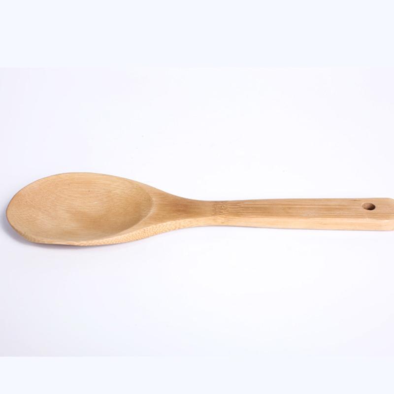 Бамбуковая ложка для риса Деревянный кухонный половник Столовая ложка Кухонная утварь Посуда