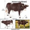 Cognitive Animal Model Toy: Dairy Cow, Buffalo, Yellow Cattle, Rhinoceros, Simmental Bull