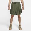Nike Solid Color Logo Outdoor Hiking Cargo Shorts Men Bottoms Khaki-Green DN3946-222