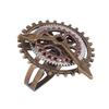 1pcs Punk Retro Charm Steampunk Gear Fingering Vintage 3 Rings Watch Clock Copper Rings