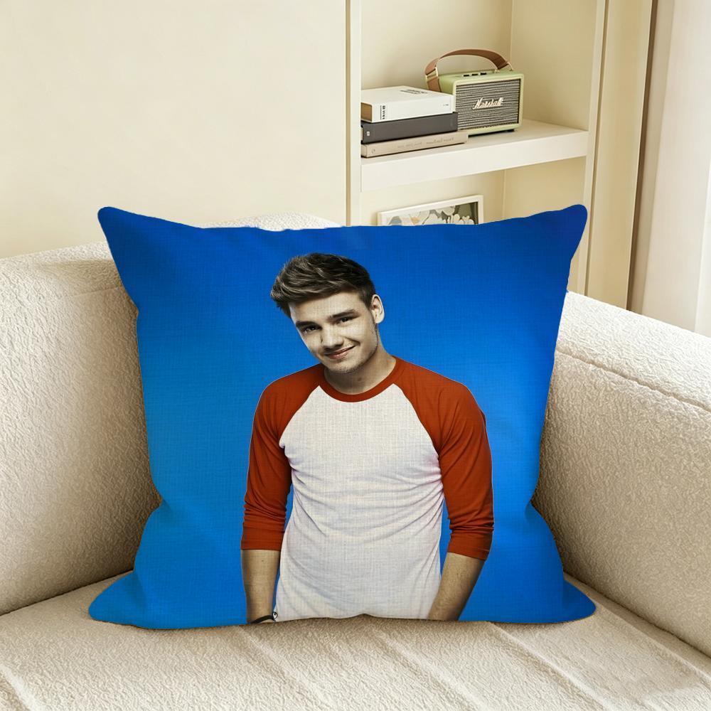L-Liam Payne Cushion Cover Natural Linen Pillowcase Set, All-In-One Decor For Sofa, Bedroom & Chair