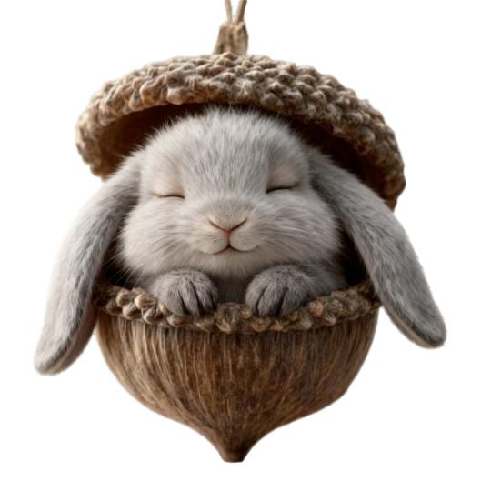 Лесные животные Желудь Украшения 2D Акрил Шишка Животное Подвеска на Рождественскую елку Уютное Лесное Рождественское украшение для Домашнего Декора