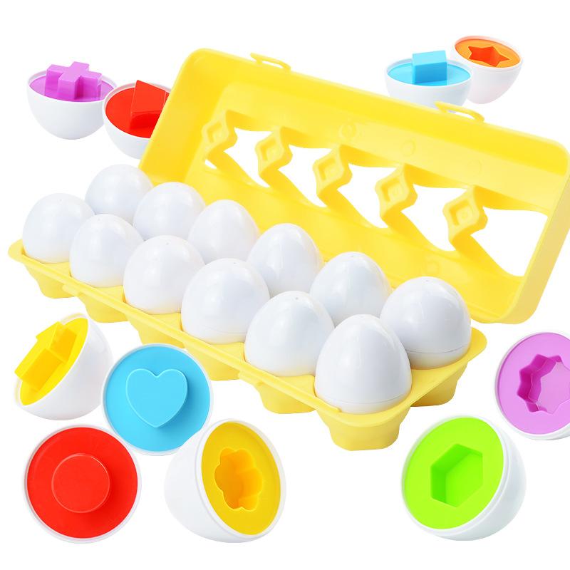 Early Education Pairing Smart Egg Children'S Educational Toys, Baby Assembly Twisting Egg Cognitive Simulation Egg