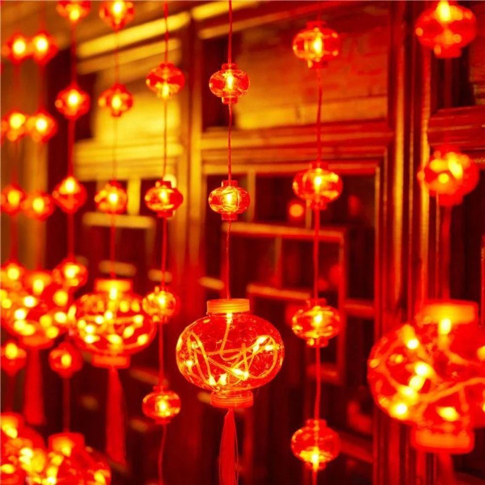 Фонари Весеннего Фестиваля Светодиодные Огни Китайские Праздничные Сказочные Огни Китайские Новогодние Огни Макета