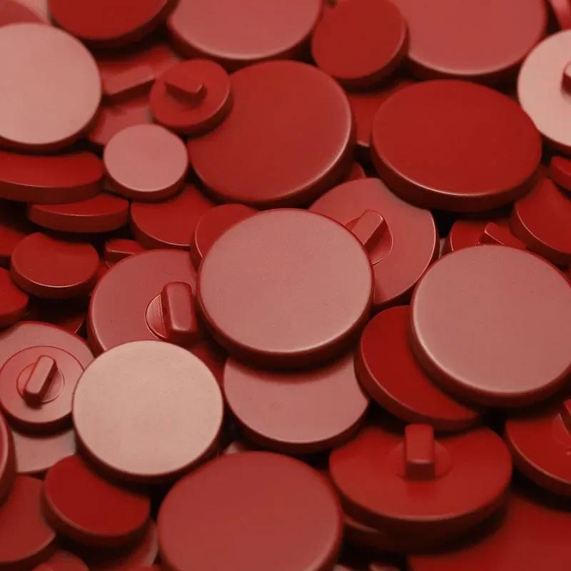 10 шт. Красивые пуговицы из смолы, однотонные, гладкие, круглые, пуговицы из смолы, швейные принадлежности для зимнего пальто