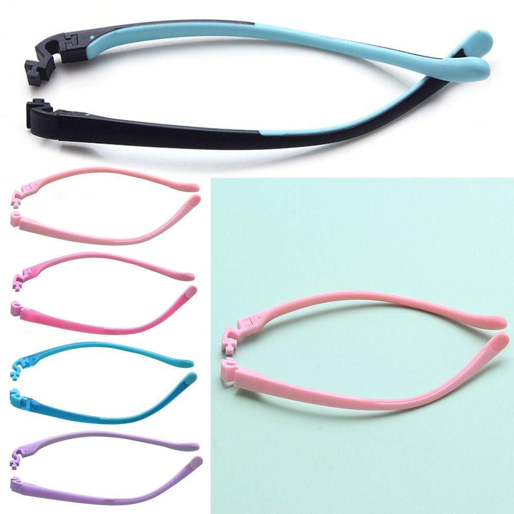 Силиконовые детские противоскользящие аксессуары для очков, сменная оправа для очков, сменная нога