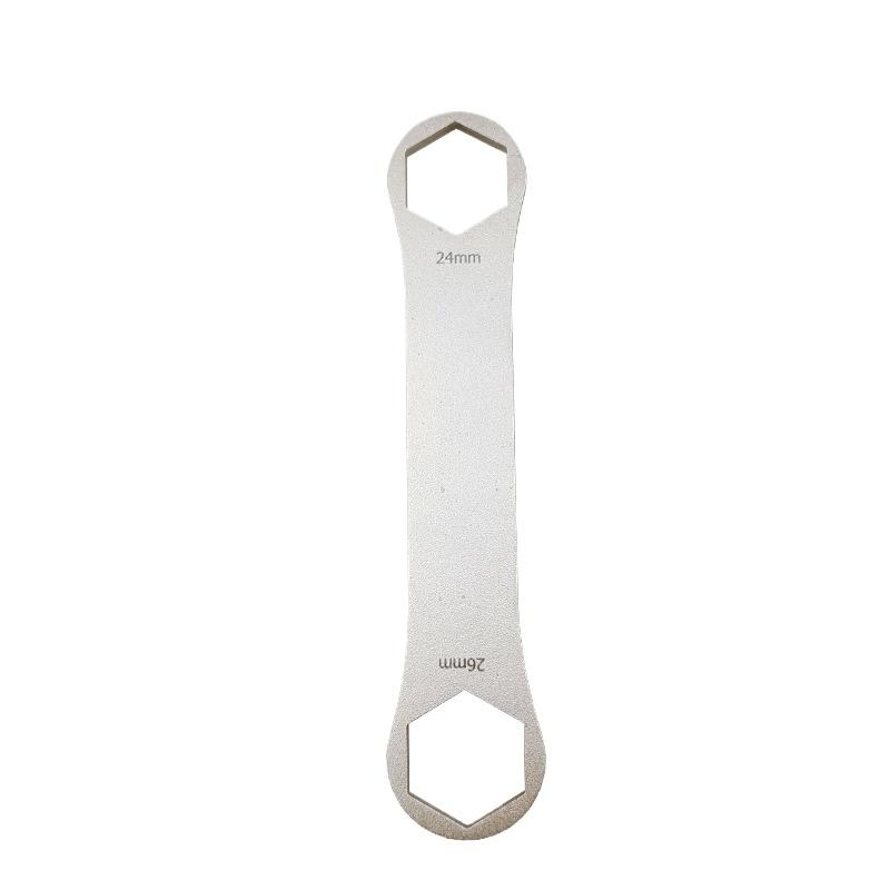 Multifunctional Stainless Steel Bike Bicycle Front Fork Axle Wrench Repair Tools Hand Professional Bicycle Cars Repair Tool Kits