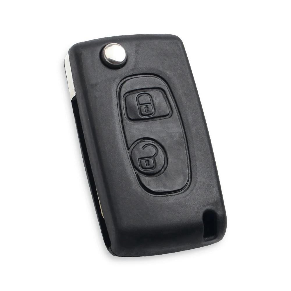 Выкидной корпус ключа для Peugeot 206 306 307 107 207 Для Citroen C1 C2 C3 Saxo Berlingo Xsara Picasso Для Toyota Aygo