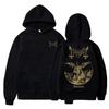 Hip-Hop Mayhem Qora Metal Grafikali Ikki Tomonlama Bosmali Pullover Xudi Erkaklar Ayollar Modasi Salqin Streetwear Keng Juftliklar