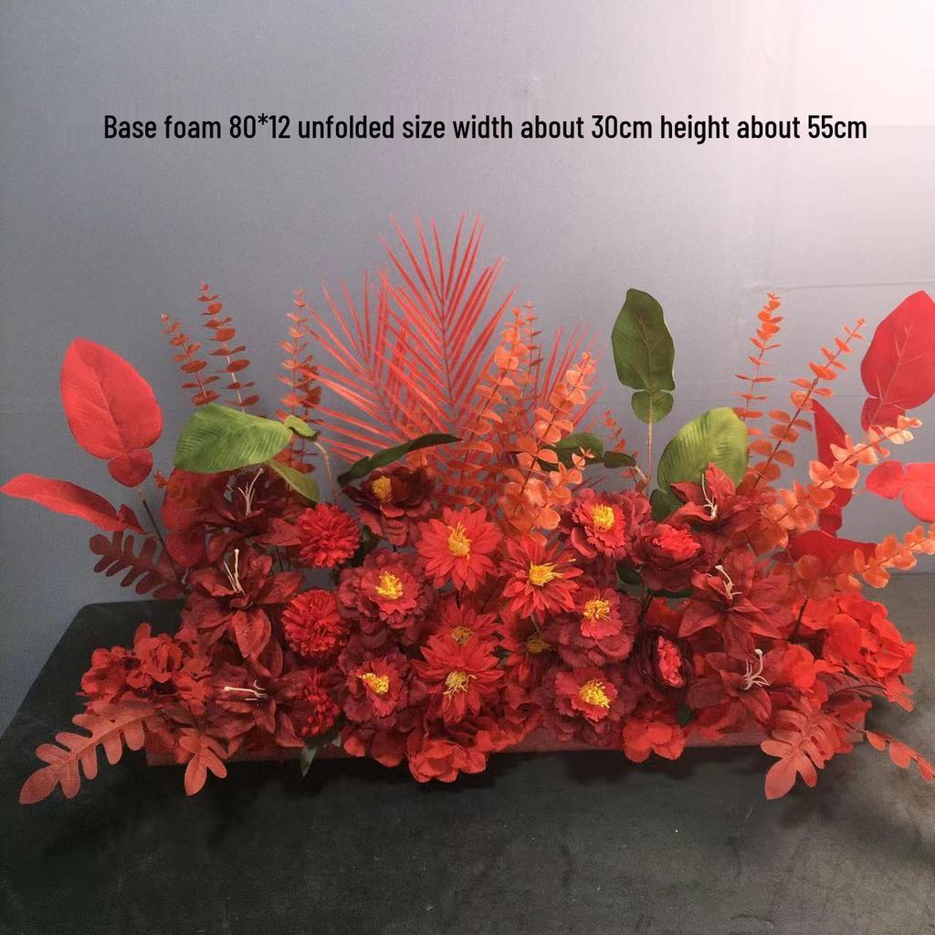 Большой набор для украшения свадебной дорожки и Т-сцены из шелковых цветов