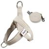Комплект сверхлегкой шлейки для собак с четырьмя коврами, цвет слоновой кости + бежевый