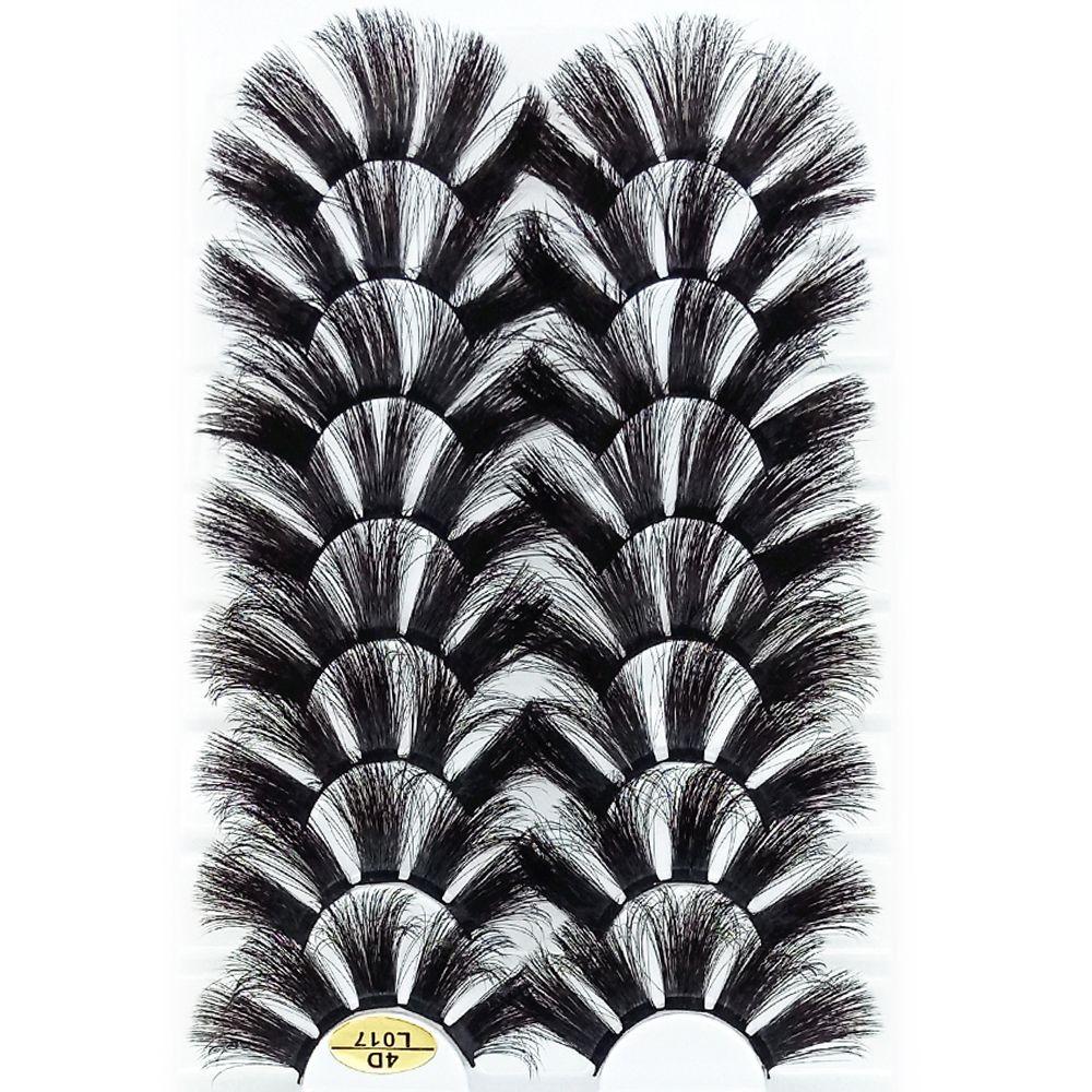 Beauty Wispy Fluffy Long Full Volume Eyelash Extension 4D Mink Hair False Eyelashes 25mm Lashes