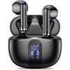 Wireless Earbuds, Bluetooth 5.4 Ear Buds with Power Display Charging Case, Stereo Deep Bass Headphones with 50H Playtime, IPX7 Waterproof Android/iOS