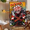 Anime B-Bakugo Katsuki Poster Anime Posters Sticky HD Quality Wall Art Retro Posters for Home Kawaii Room Decor
