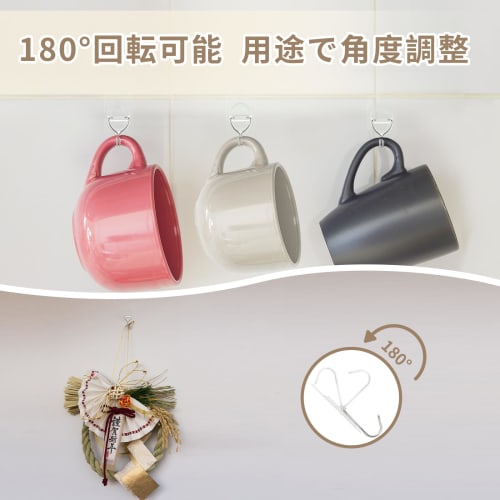 Настенные крючки, самоклеящиеся и съемные, не оставляют следов, 3,5 см x 5,3 см, прозрачный дизайн, грузоподъемность 5 кг, водонепроницаемые и устойчивые к ржавчине, поворотные на 180 градусов