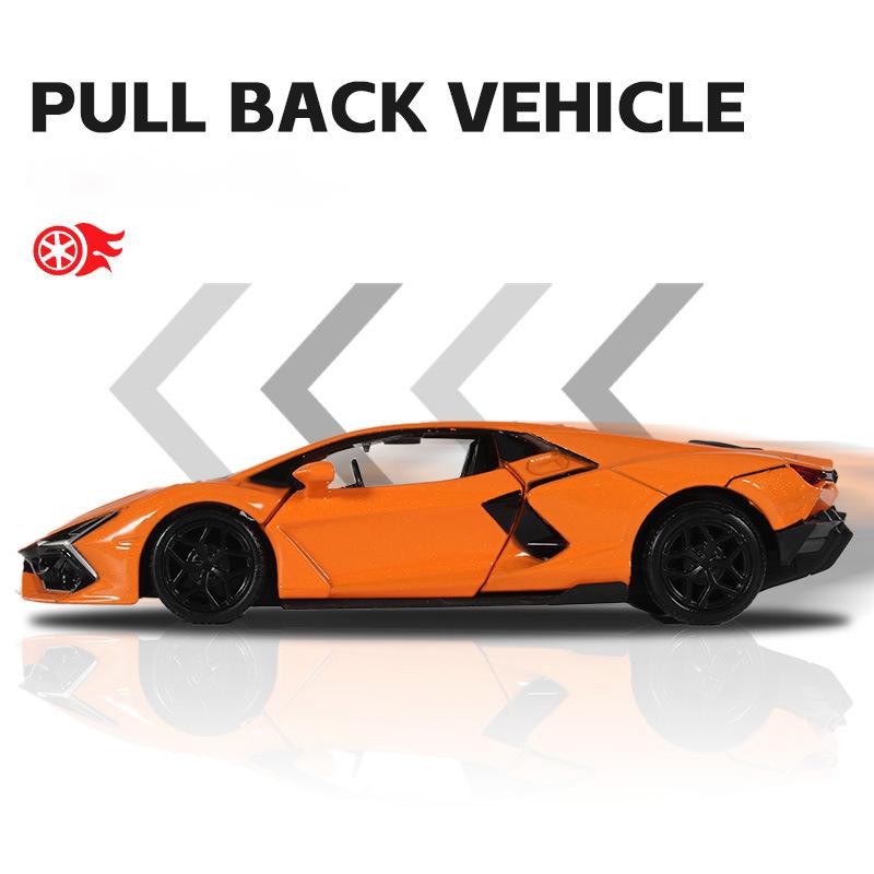 1/36 Lamborghini Revuelto Сплавная Машинка Литые и Игрушечные Транспортные Средства Модель Машинки Миниатюрная Масштабная Модель Машинки Игрушки для Детей