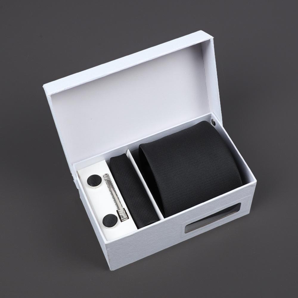 2025 Men'S Tie Premium Gift Box Jacquard Embroidered Tie Tie Logo Making