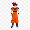 Patches For Clothes Bag Iron On Thermal Stickers Goku Vlacl Drawing Goku Beerus Pattern Washable Heat Transfer