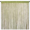 Зелёная нитяная штора 90x200