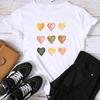 Asian Size-Print Ladies Female T Watercolor Love Heart Style Clothing 90s Casual Women's Summer Top Graphic Tee Fashion Short Sleeve T-shirt