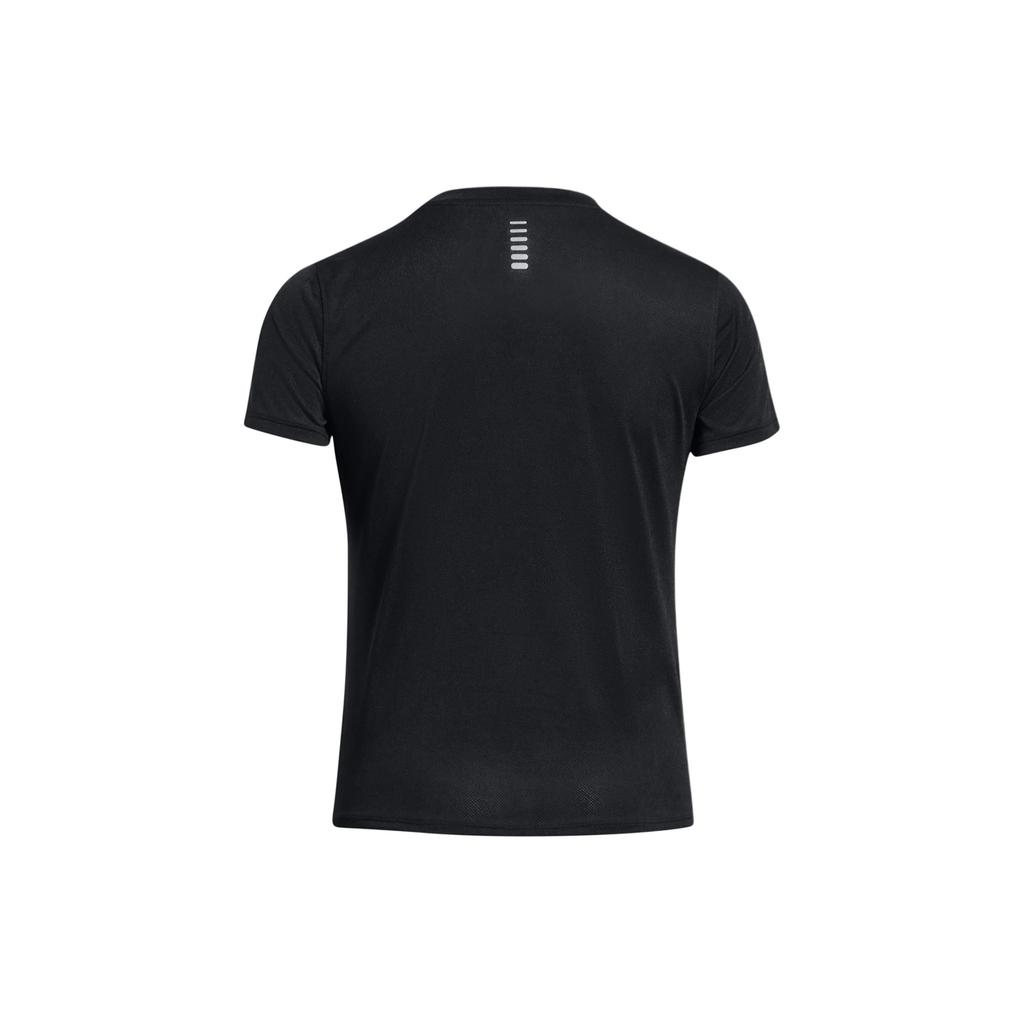 Under Armour Однотонная дышащая быстросохнущая футболка с круглым вырезом и коротким рукавом для женщин, топы, черный цвет 1382435-001